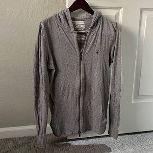 All Saints - Lightweight Zip Up Sweater - Small